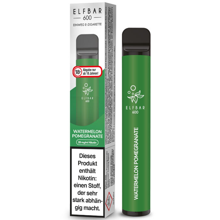 Einweg E-Zigarette ELFBAR 600 Watermelon Pomegranate 20mg/ml (stark)