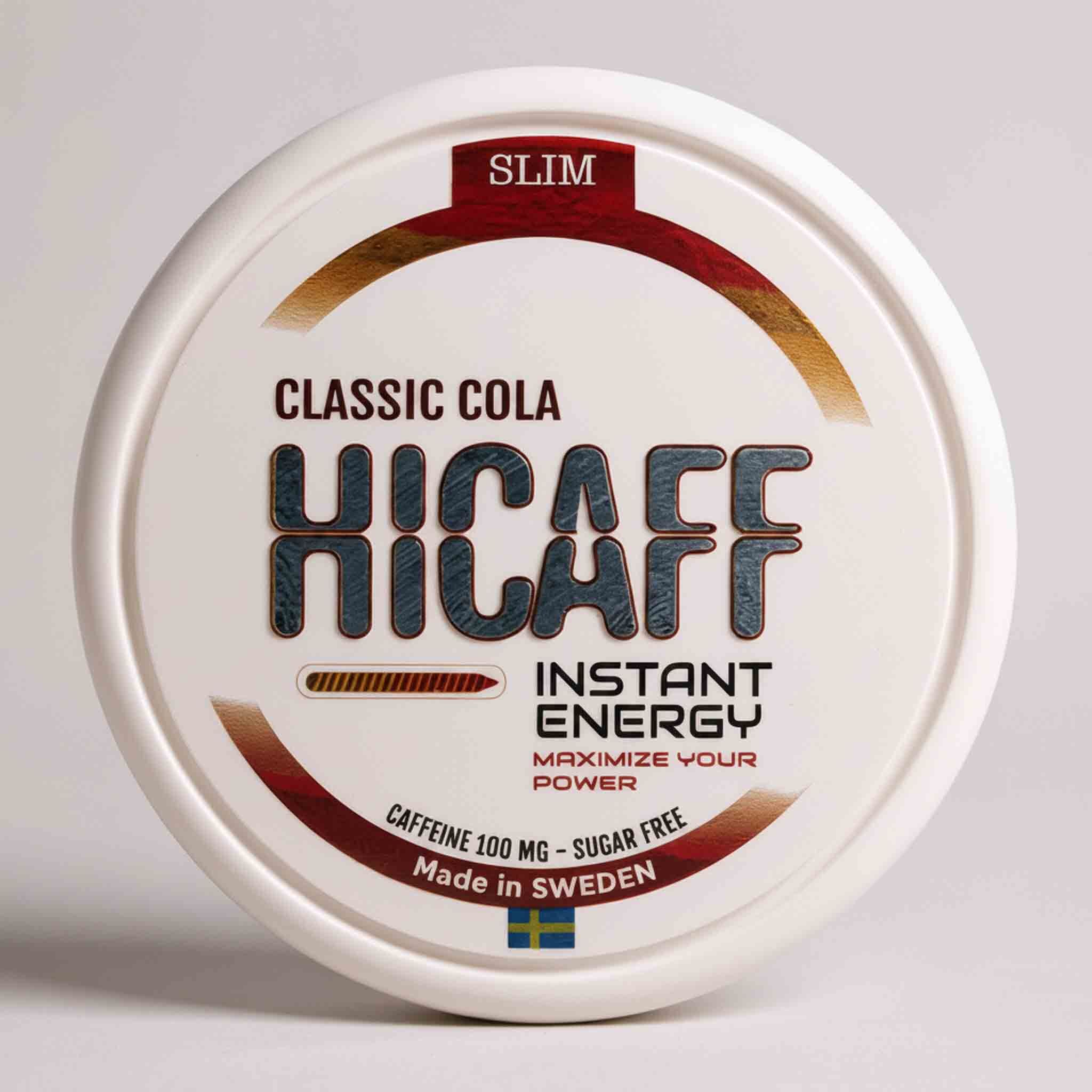 Energy Pouches Hicaff Classic Cola Slim 14,7g