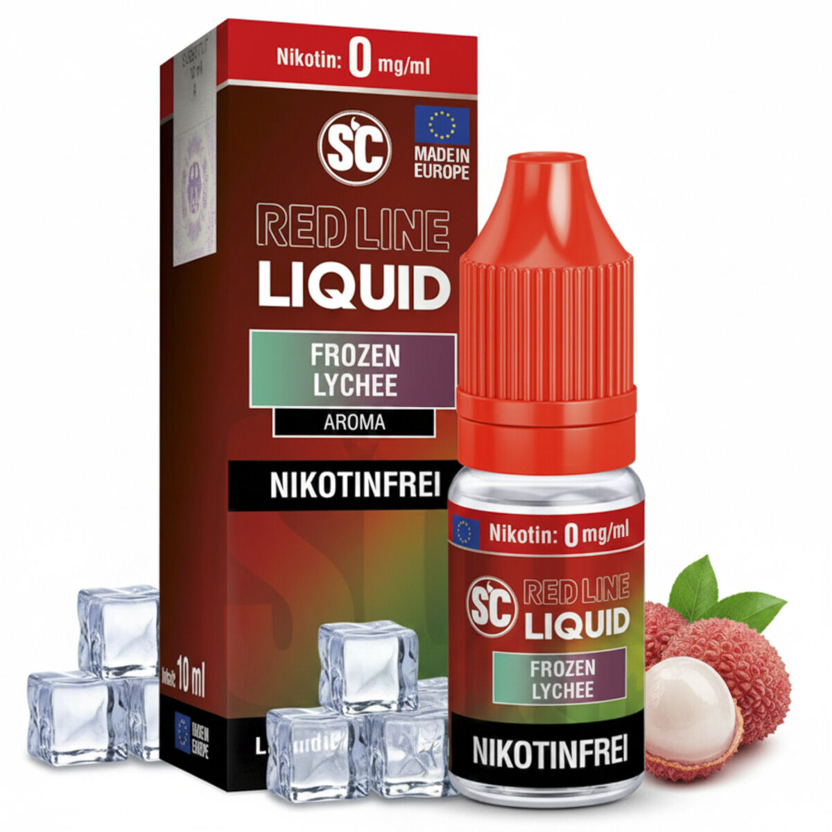 Liquid Nikotinsalz Red Line Frozen Lychee SC 10ml 00mg/ml (ohne)