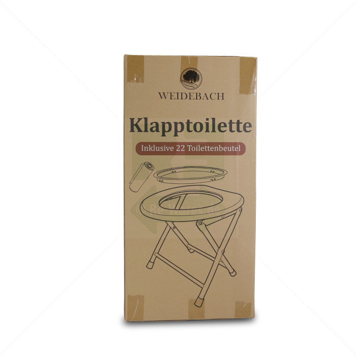 Klapptoilette Weidebach inkl. 22 Beutel