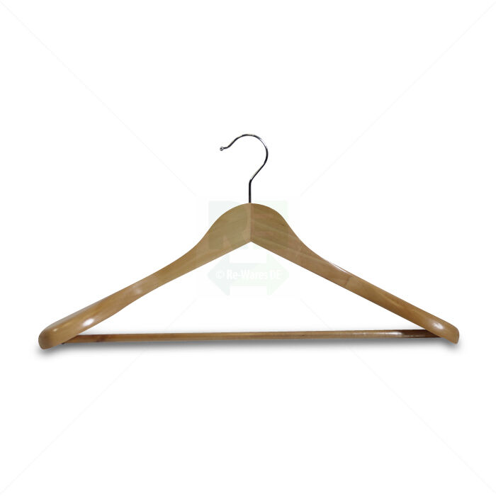 Anzugbügel Mecorex 10er-Set 360° drehbarer Haken Holz