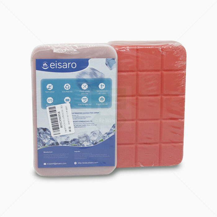 Eiswürfelform Muenfly mit Deckel 2er Pack Silikon rot