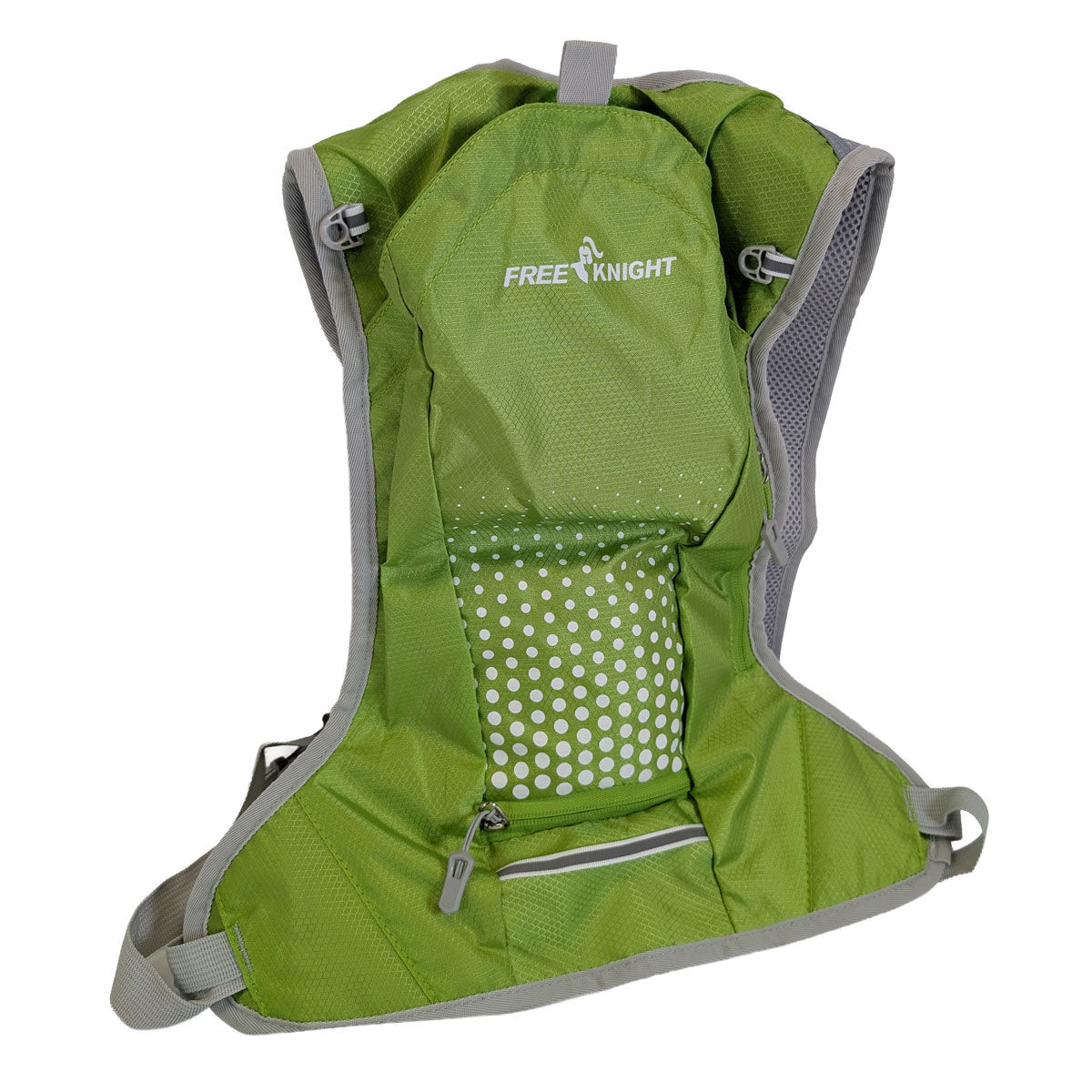 Fahrradrucksack Free Knight Faltbar mit Helmnetz 6 L grün
