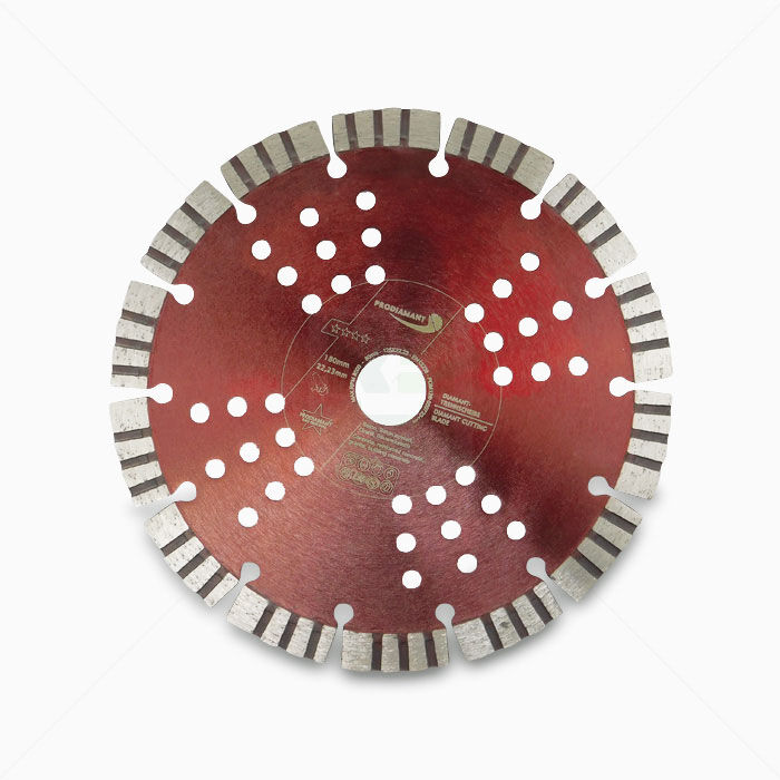 Turbo Diamant-Trennscheibe Beton PRODIAMANT 180mm x 22,23 mm Segmenthöhe 12mm