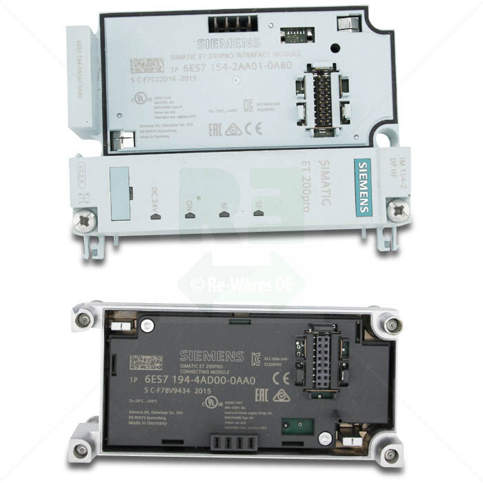 ET200pro 6ES7194-4AD00-0AA0 + 6ES7154-2AA01-0AB0 Simatic