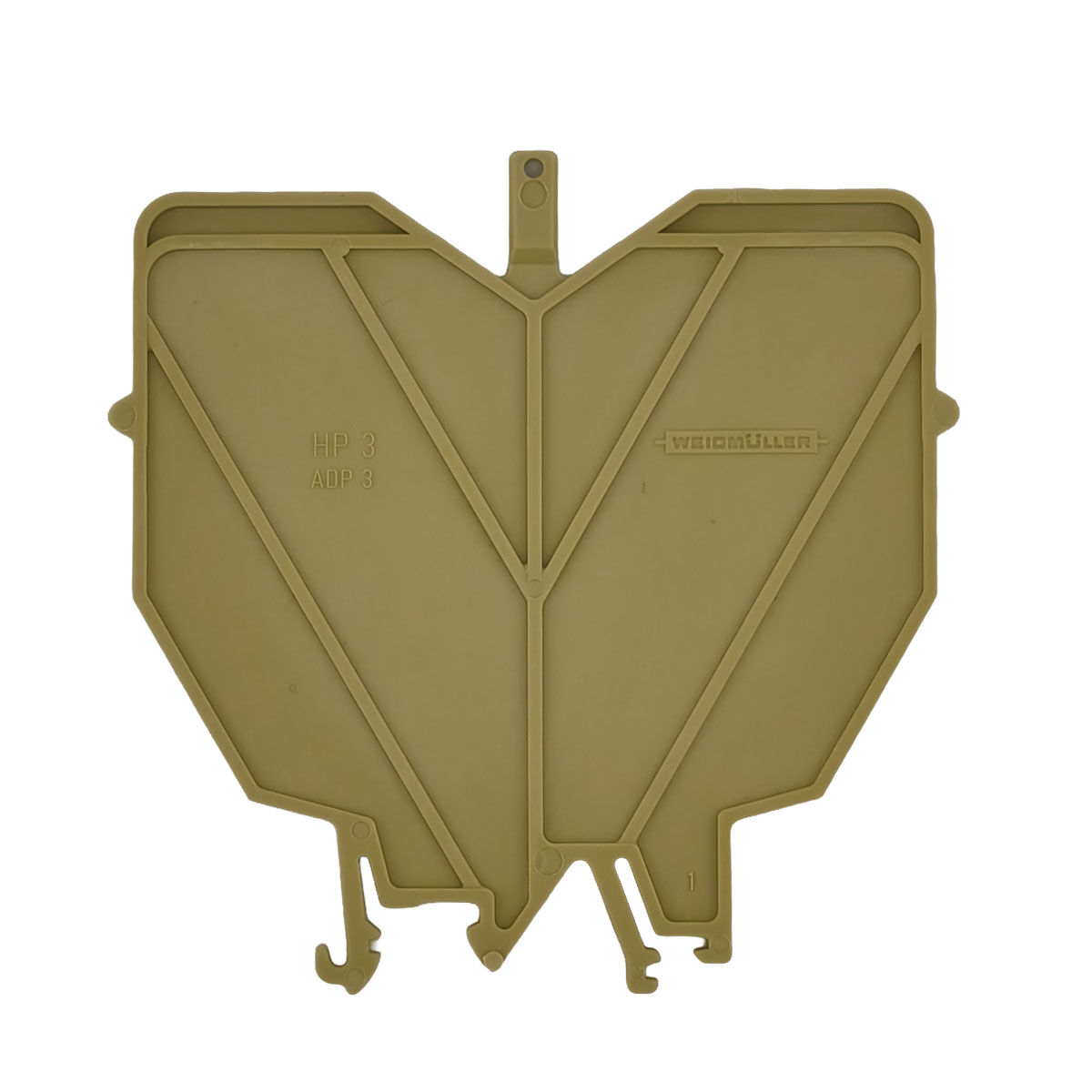 Abschluss/Zwischenplatten Weidmüller HP3 ADP3, beige 14 Stück