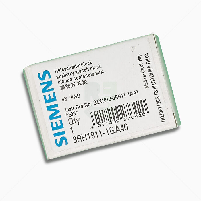 Hilfsschalterblock Siemens 3RH1911-1GA40