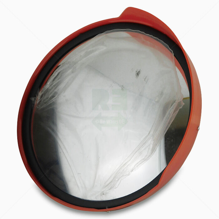 Sicherheitsspiegel Kontrollspiegel, Konvexspiegel 30 cm Signalrot
