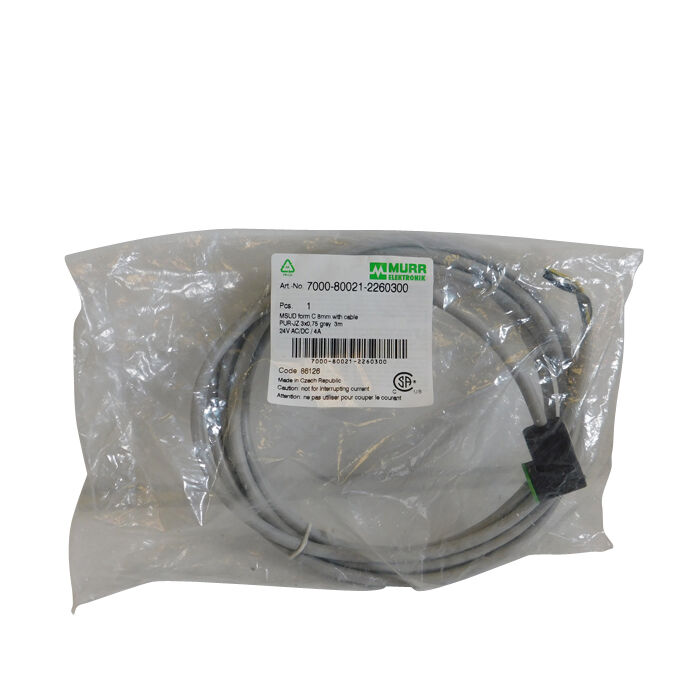 Kabel Murr Elektronik 7000-80021-2260300 PUR 3x0.75 gr UL/CSA 3m