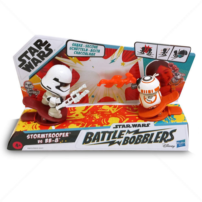Battle Bobblers Star Wars Hasbro Stormtrooper vs BB-8