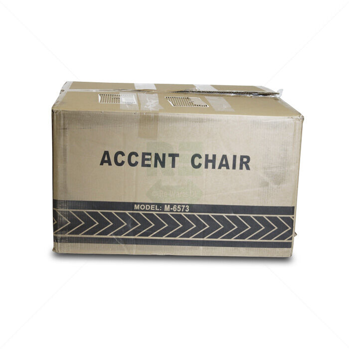 Armlehnstuhl grau/weiß gemustert M-6573