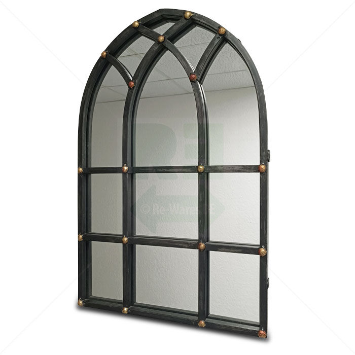 Spiegel Loberon Aprique 70x46x3 cm schwarz