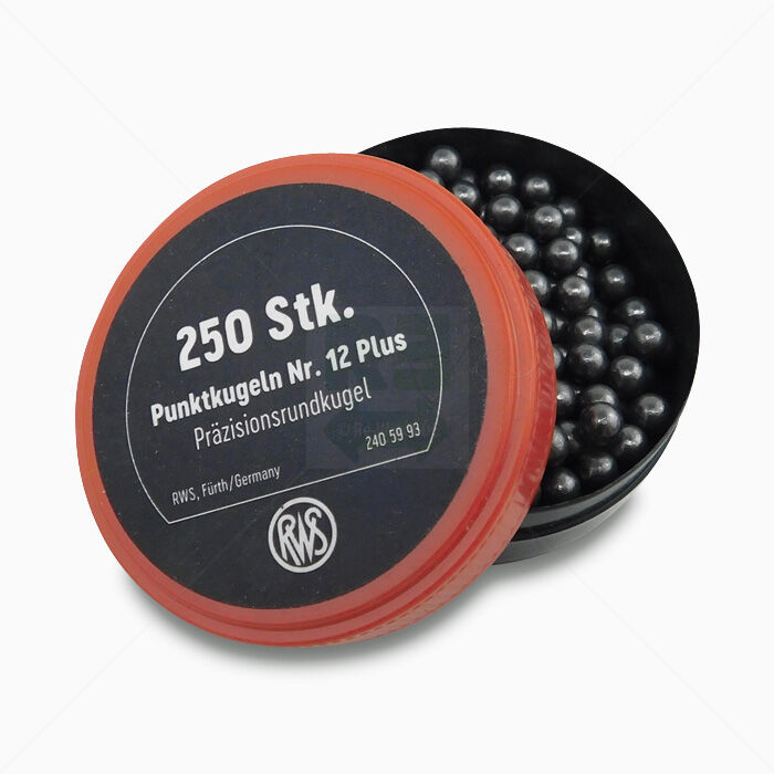 RWS Präzisionsrundkugel PLUS NR. 12 Zimmerstutzen 250er