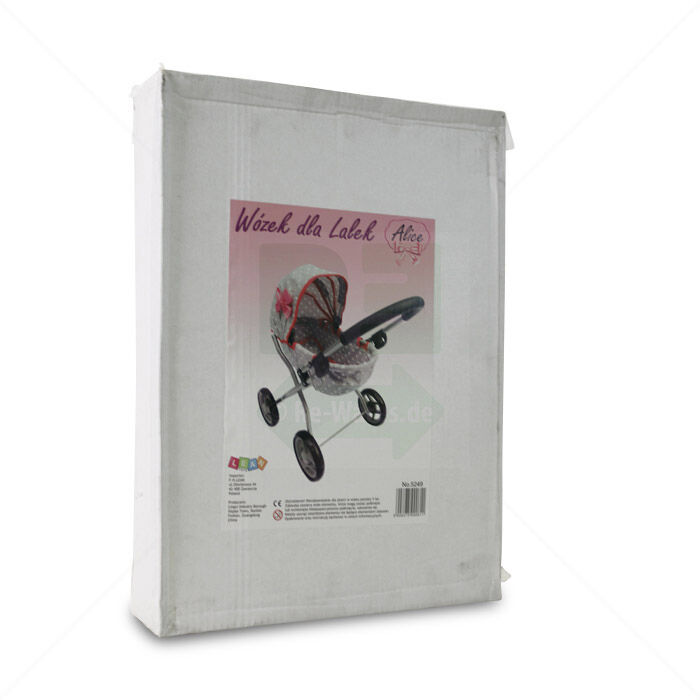 Puppenwagen LEAN Toys Alice grau Puppenwagen LEAN Toys Alice grau