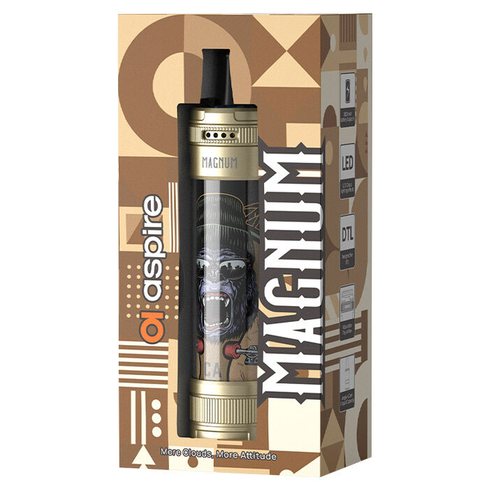 E-Zigaretten Set ASPIRE Magnum 6ml Gold & Skate Kong