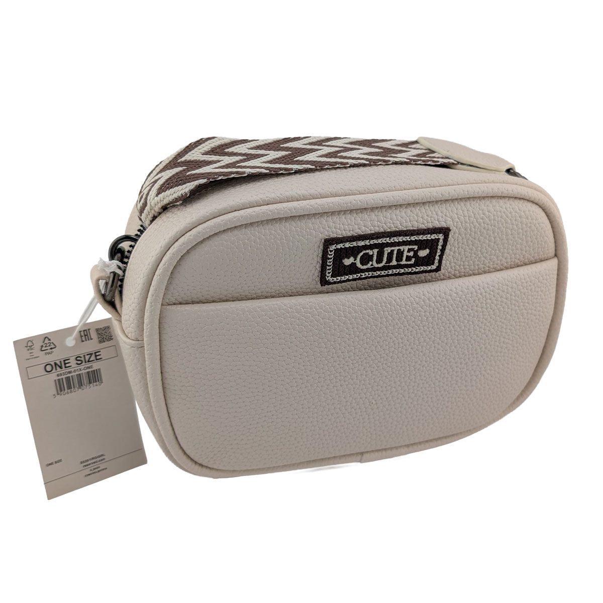 Kinderhandtasche RESERVED G Bag creme mit Trageriemen – 1 Stück