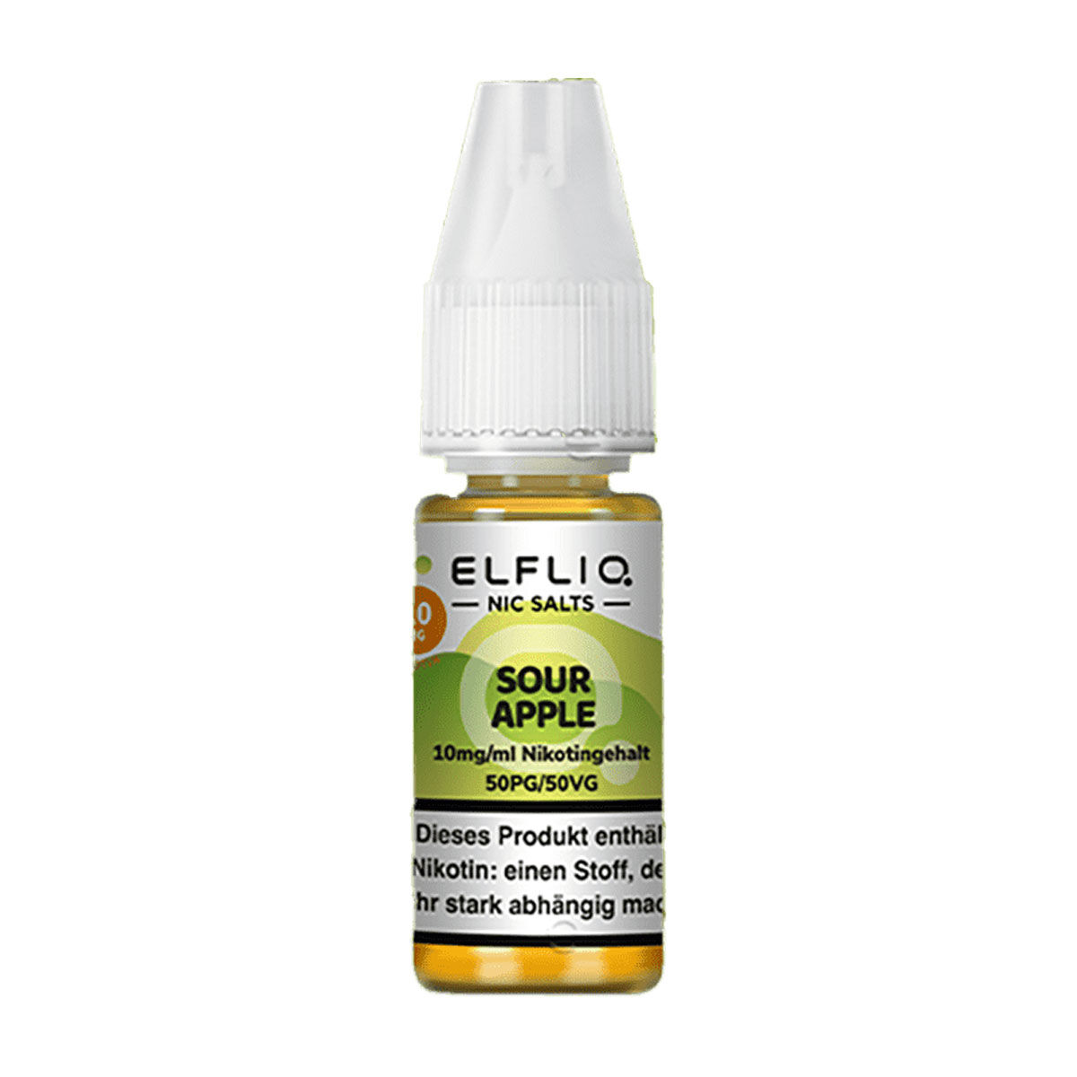 Liquid Nikotinsalz Sour Apple ELFLIQ 10ml 10mg/ml