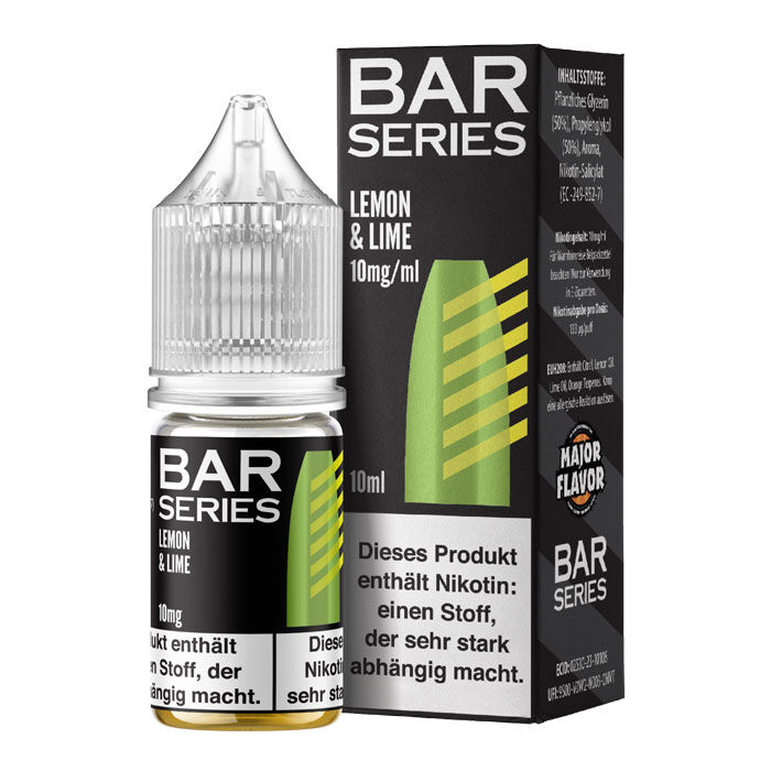 Liquid Nikotinsalz Bar Series - Lemon & Lime 10ml 10mg/ml (mittel)