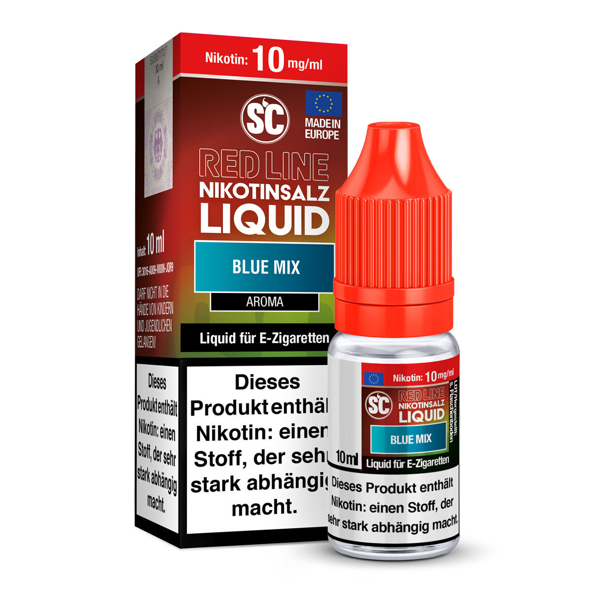 Liquid Nikotinsalz Red Line Blue Mix SC 10ml 10mg/ml (mittel)