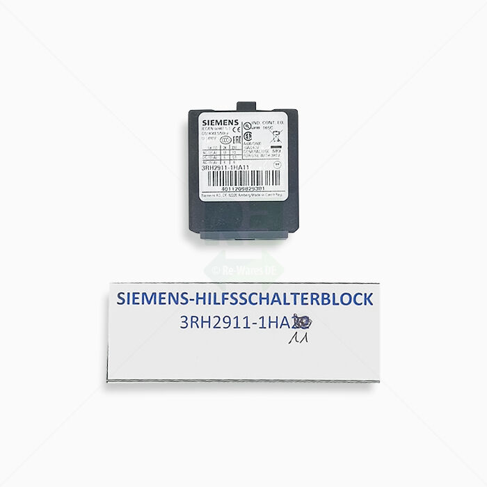 Hilfsschalterblock Siemens 3RH2911-1HA11 Hilfsschalterblock