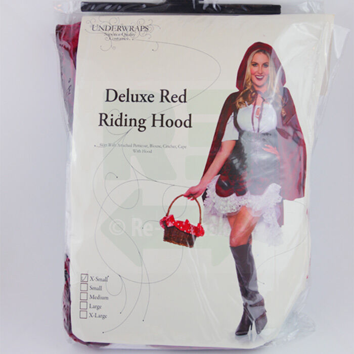 Kostüm Underwraps Deluxe Rotkäppchen Kleid | XS Kostüm Underwraps Deluxe Rotkäppchen Kleid | XS