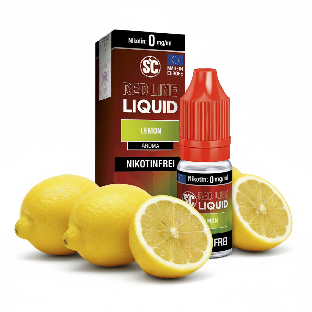 SC Red Line Lemon Liquid 10 ml – Zitrone mit Cooling