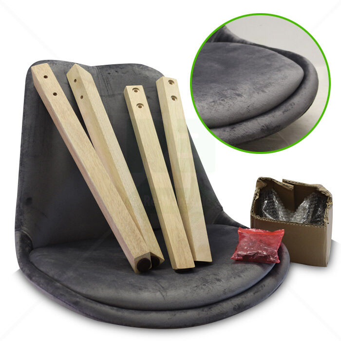 *A-WARE* Stuhl Wohnling dunkelgrau | 2er Set *A-WARE* Stuhl Wohnling dunkelgrau | 2er Set