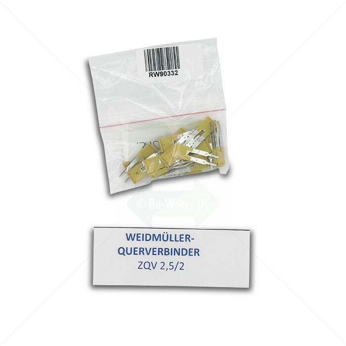 Querverbinder Weidmüller ZQV 2,5/2 Querverbinder, gelb 21 Stück