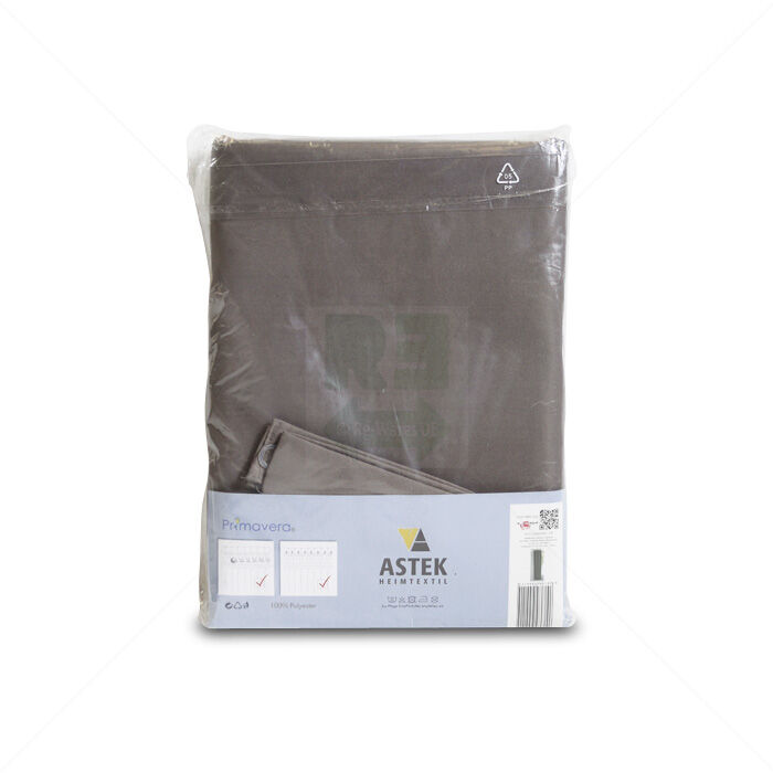 Verdunkelungsvorhang Blickdicht Astek Heimtextil grau 140x225cm