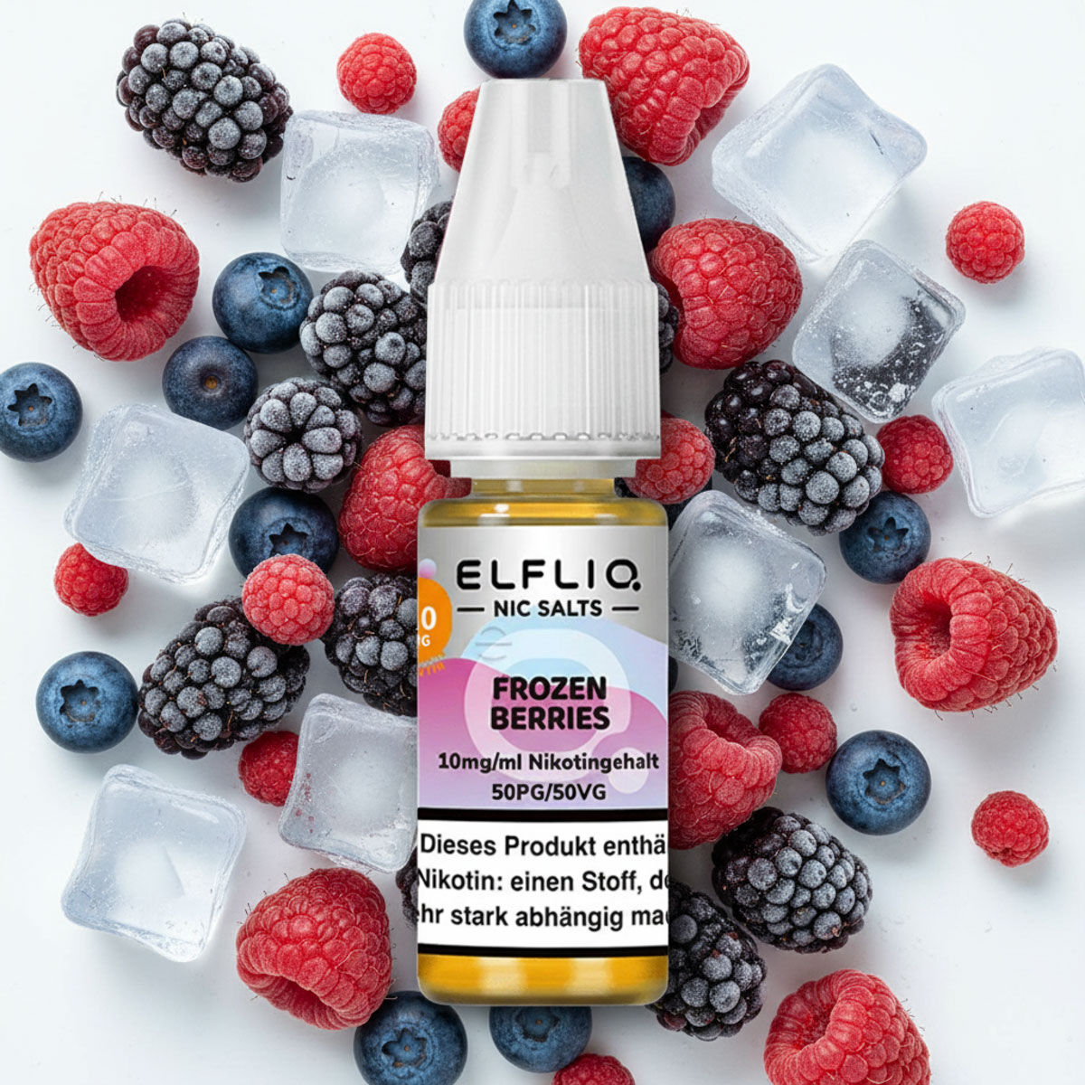 Liquid Nikotinsalz Frozen Berries ELFLIQ 10ml 10mg/ml (mittel)