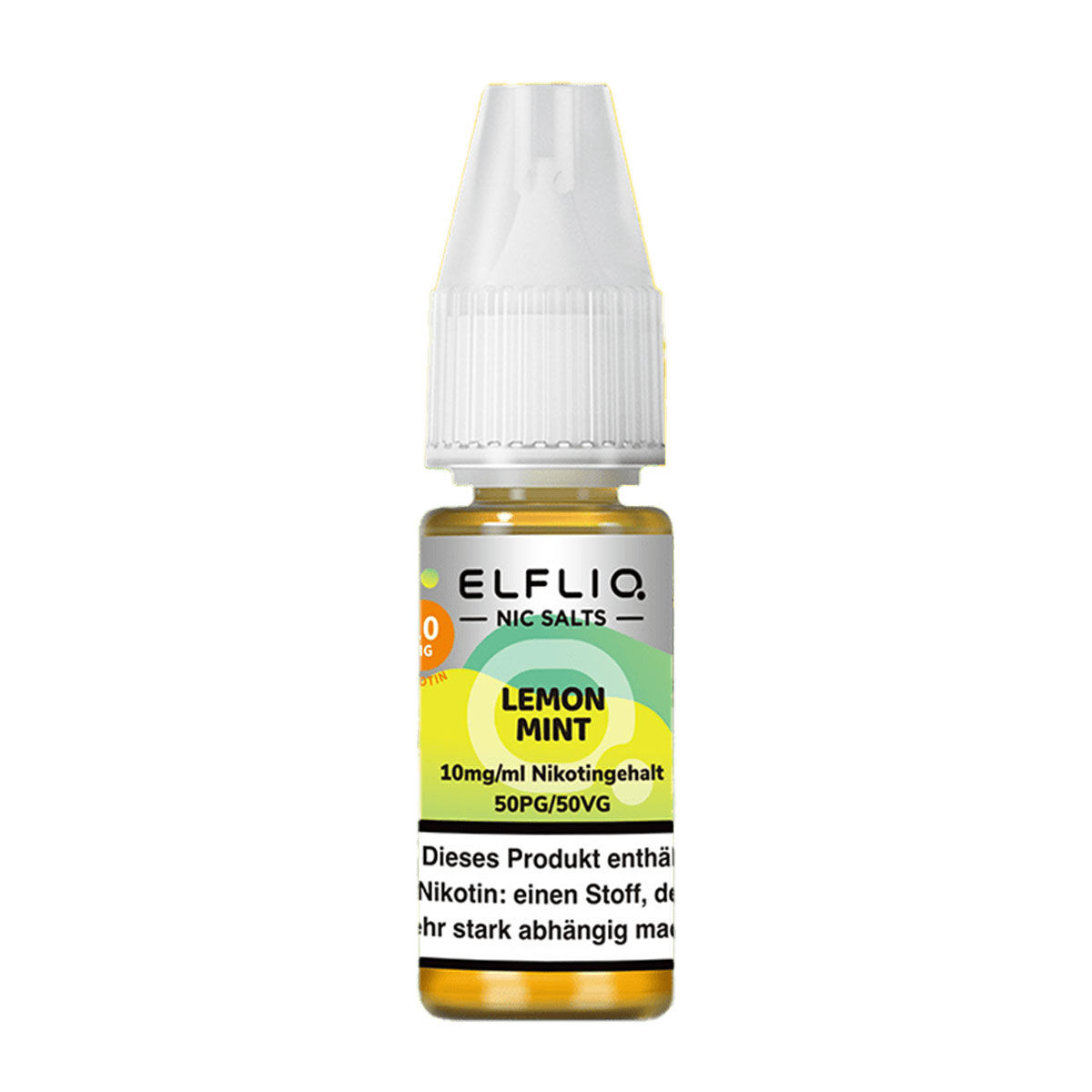Liquid Nikotinsalz Lemon Mint ELFLIQ 10ml 10mg/ml (mittel)