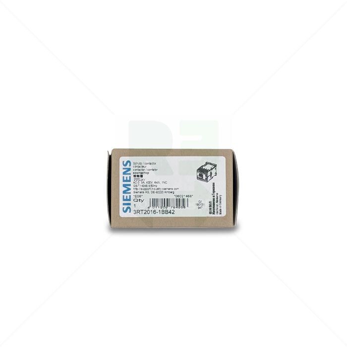 Hilfsschütz Siemens 3RT2016-1BB42 SIRIUS, 3-polig, 4kW,