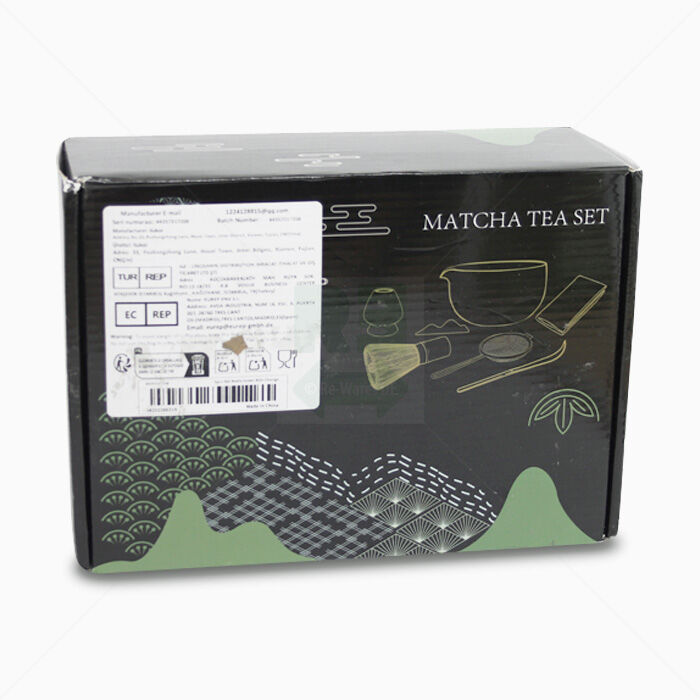 Matcha Tea Set 5 teilig braun/grün