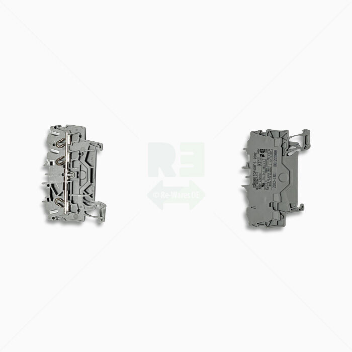 Klemme Wago 2002-1301 3-Leiter-Durchgangsklemme 2,5mm² grau