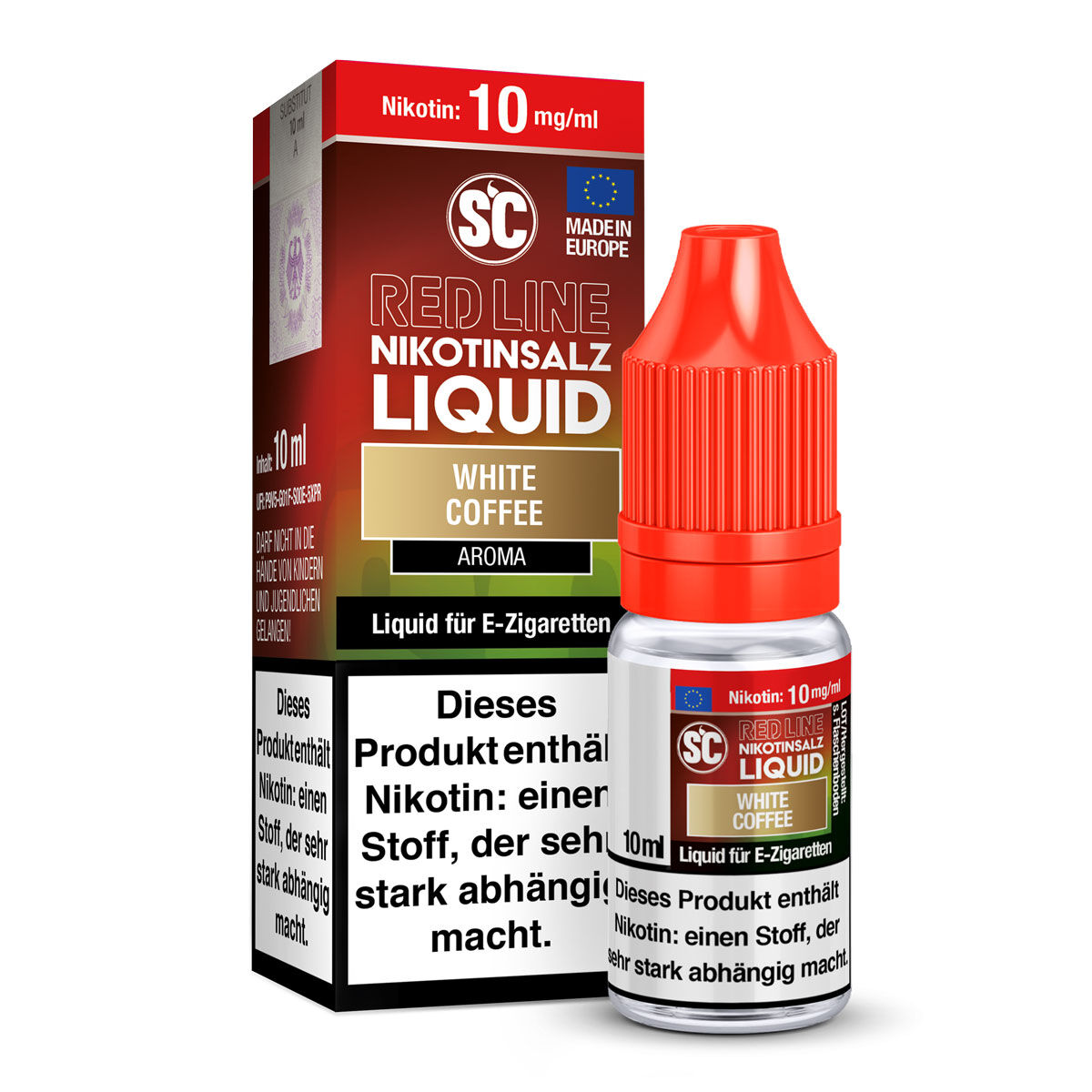 SC Red Line White Coffee Nikotinsalz-Liquid 10 mg/ml 10 ml