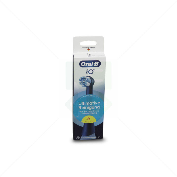 Aufsteckbürsten 6er Pack Oral-B  iO Ultimative Reinigung schwarz