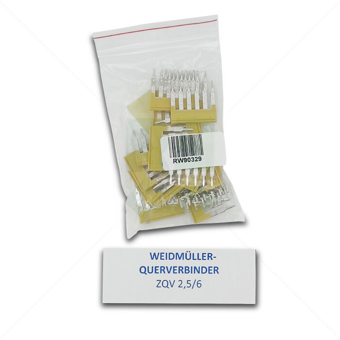 Querverbinder Weidmüller ZQV 2,5/6 Querverbinder, gelb 20 Stück