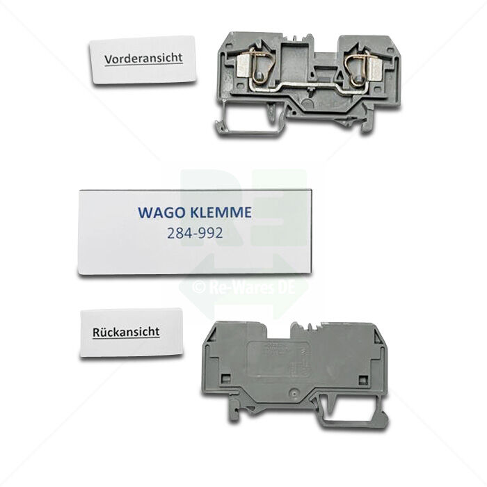 Klemme Wago 284-992 2-Leiter-Durchgangsklemme 10mm² grau