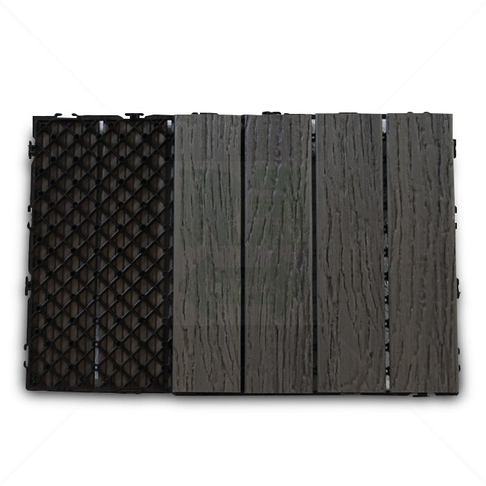 WPC Balkon / Terrassenfliesen HWC-E19 30x30cmm 11 Stück = 1 qm WPC Balkon / Terrassenfliesen HWC-E19 30x30cmm 11 Stück = 1 qm