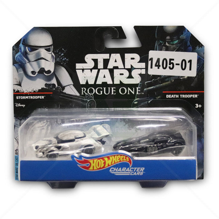 Spielzeugautos Mattel Hot Wheels Character Cars Star Wars Stormtrooper & Death Trooper Spielzeugautos Mattel Hot Wheels Character Cars Star Wars Stormtrooper & Death Trooper