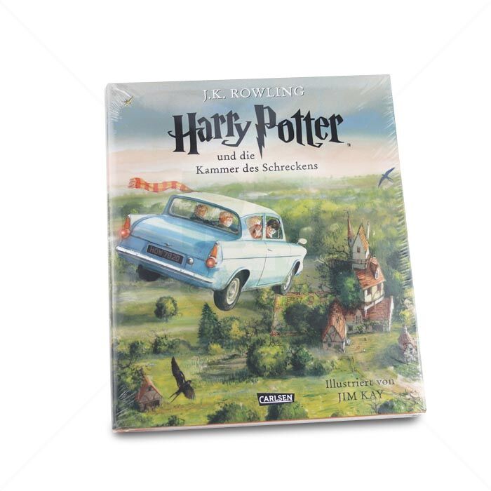 Buch Harry Potter und die Kammer des Schreckens mit Illustration