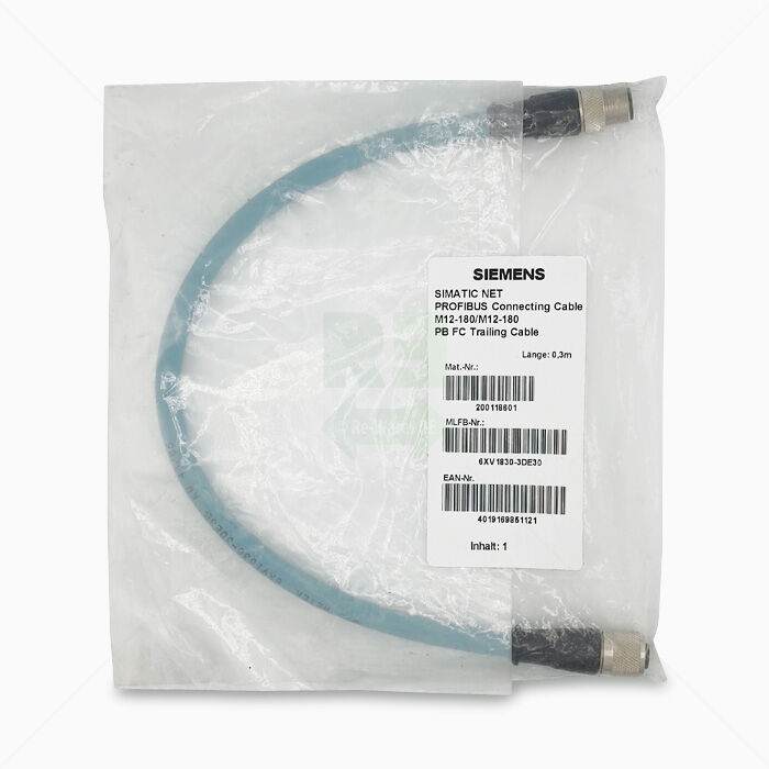 Kabel Siemens 6XV1830-3DE30 Profibus Connecting Cable M12-180/M12-180, 0,3 m