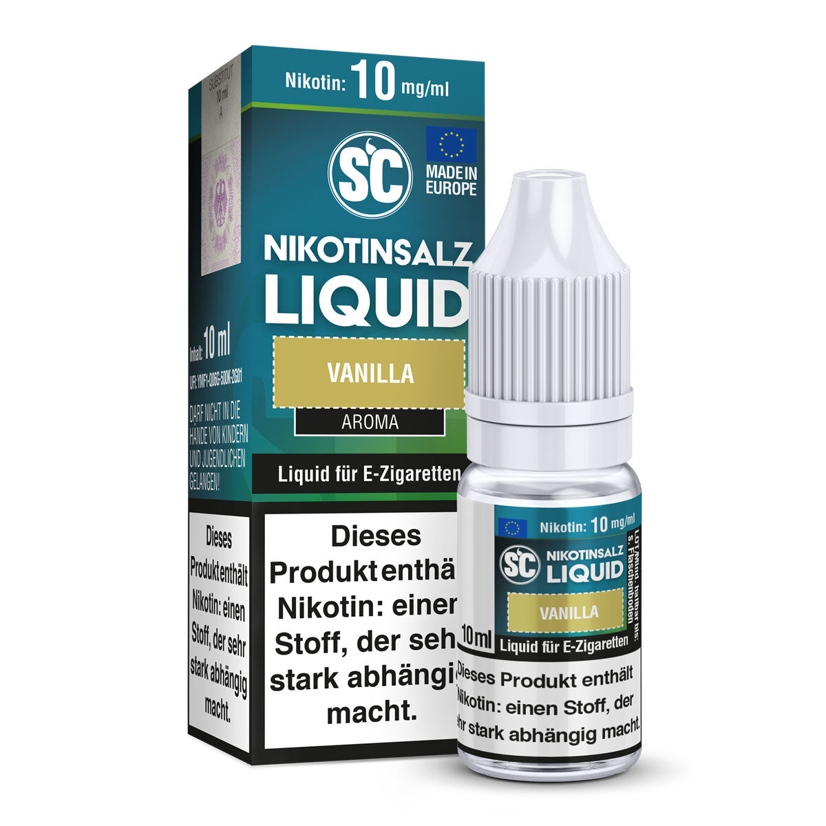 SC Nikotinsalz Liquid Vanille 10 mg/ml – 10 ml