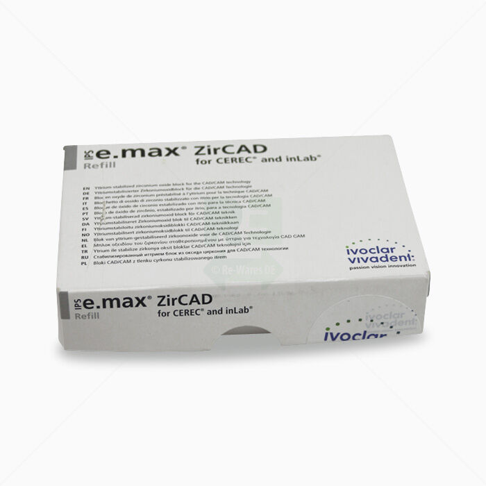 Zirkoniumoxidblock IPS e.max ZirCAD CAD/CAM Blöcke LT B2 / B45