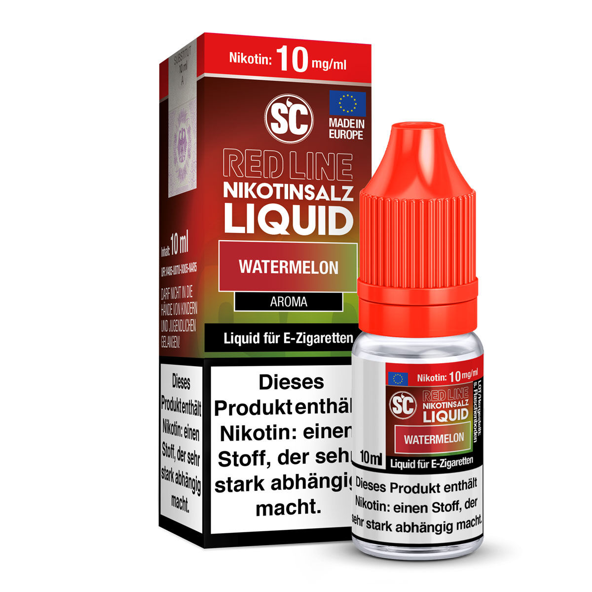 SC Red Line Watermelon Nikotinsalz-Liquid 10 mg/ml, 10 ml