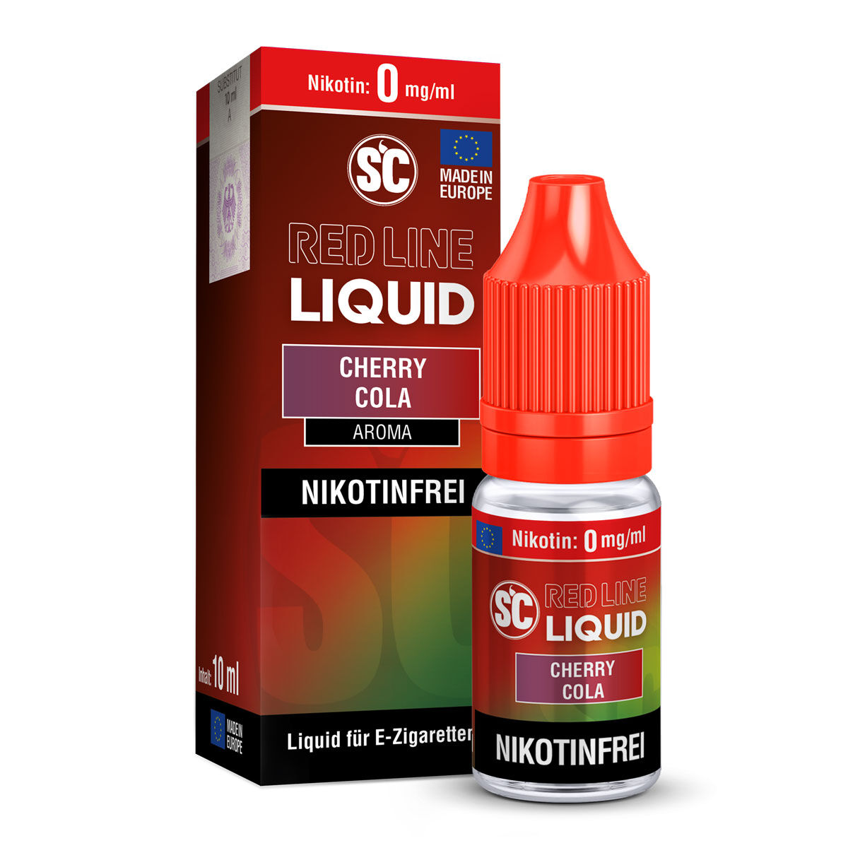 SC Red Line Cherry Cola Nikotinsalz-Liquid 10 ml 0 mg/ml