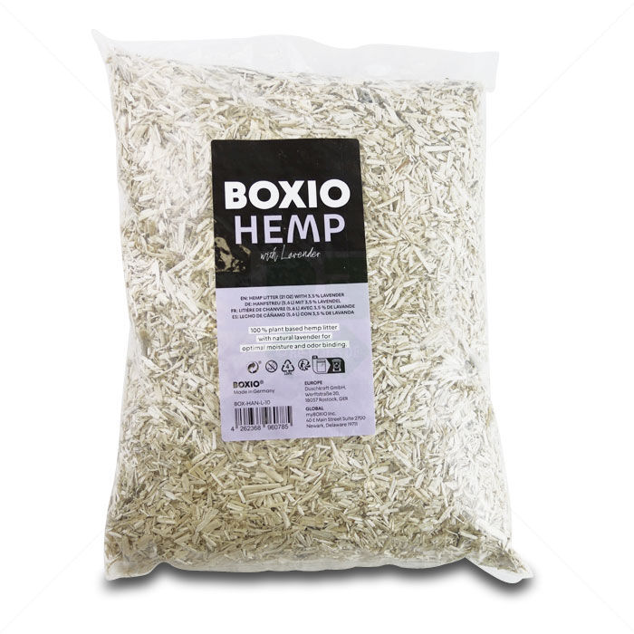 Hanfstreu mit Lavendel für Trenntoiletten Campingtoiletten BOXIO 5,6l