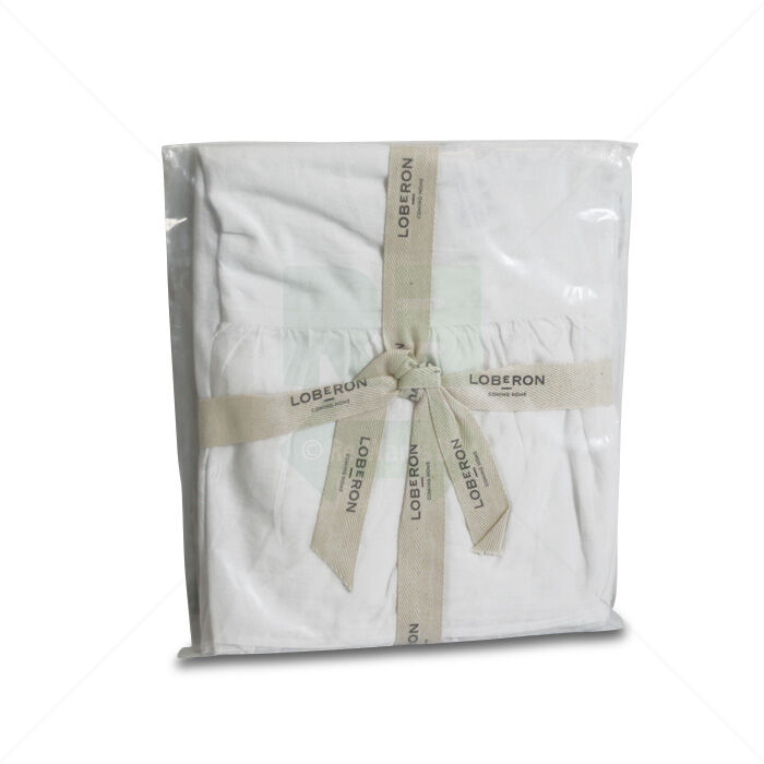 Scheibengardine Loberon Tome 70x45cm weiß