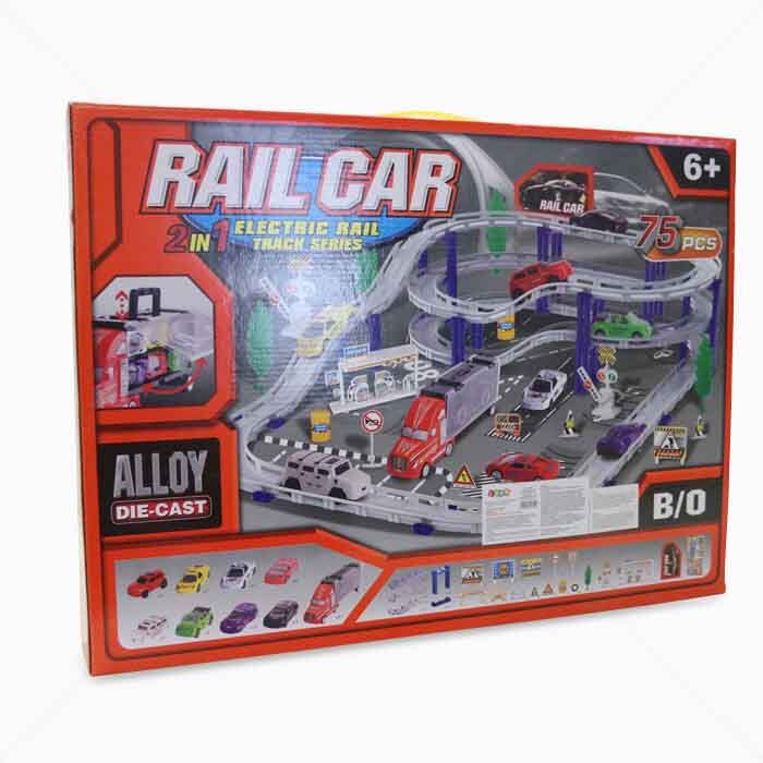 Elektrische Schienenautos Set LEAN Toys Rail Car Elektrische Schienenautos Set LEAN Toys Rail Car