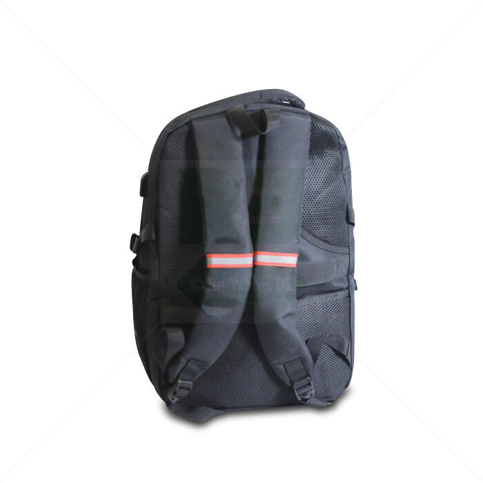 Rucksack Hilusen mit USB Ladeanschluss 50 L schwarz